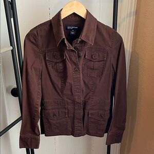 Jones New York Women’s Dark Brown Utility Jacket